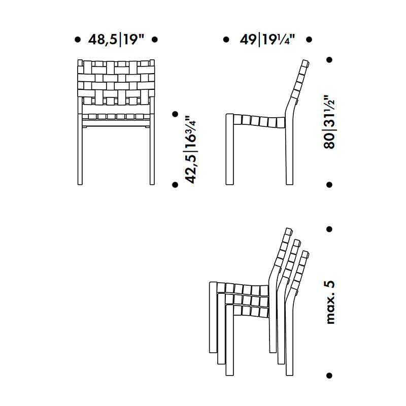 Artek 611 Dining Chair