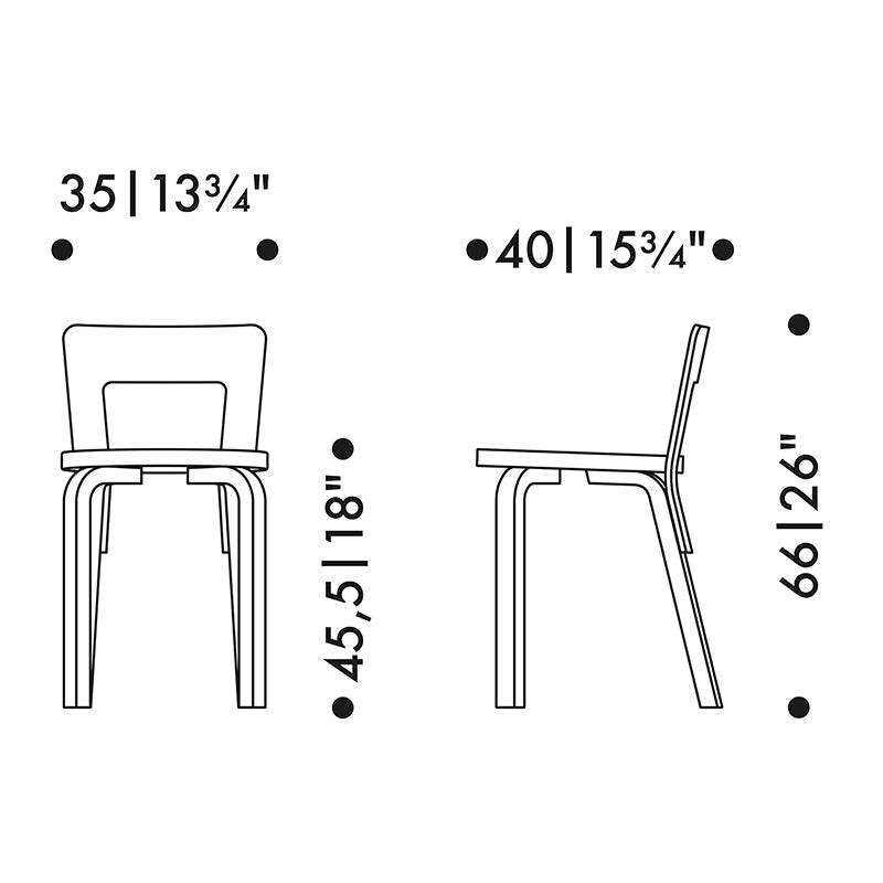 Artek 65 Dining Chair