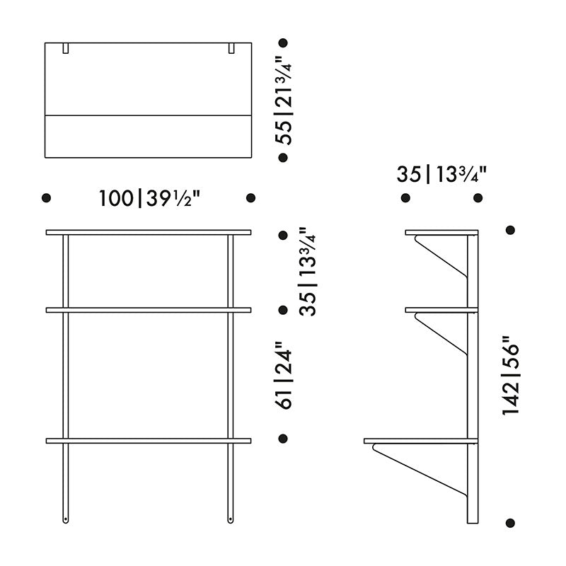 Artek REB Kaari Shelf with Desk
