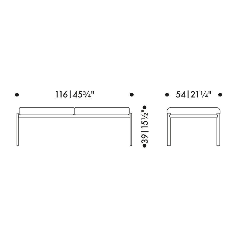 Artek Kiki Bench 2 Seater