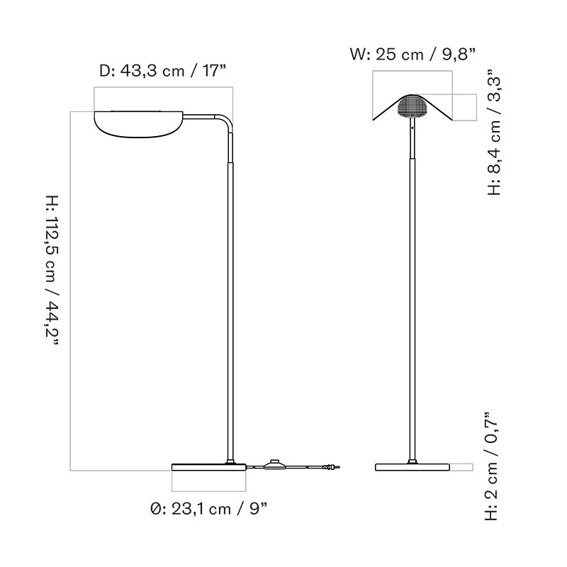 Audo Wing Floor Lamp
