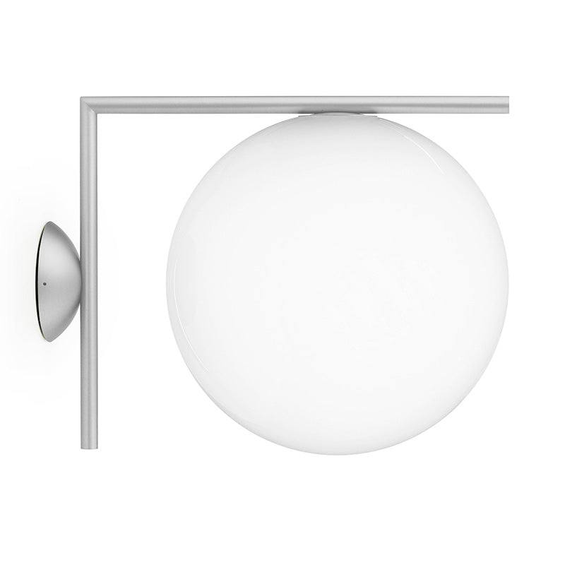 Flos IC C/W 2 Outdoor/Indoor Ceiling/Wall Light Brushed Stainless Steel - Outlet