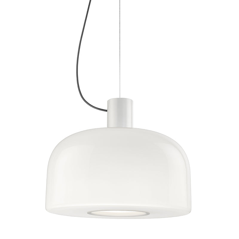 Flos Bellhop Glass S2 Pendant Light White Ex-Display