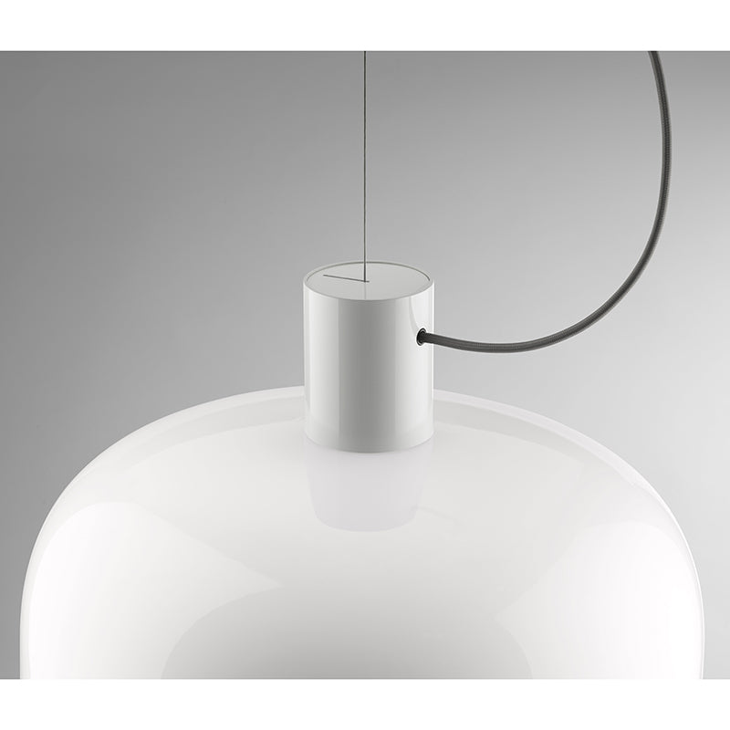 Flos Bellhop Glass S2 Pendant Light White Ex-Display