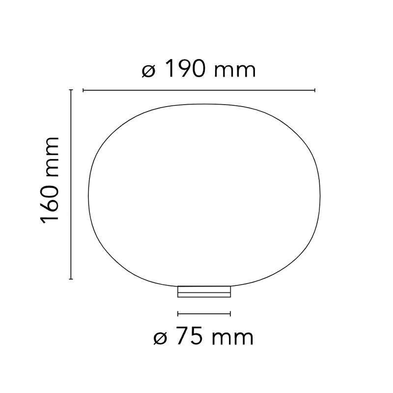Flos Glo-Ball Basic Zero Table Light