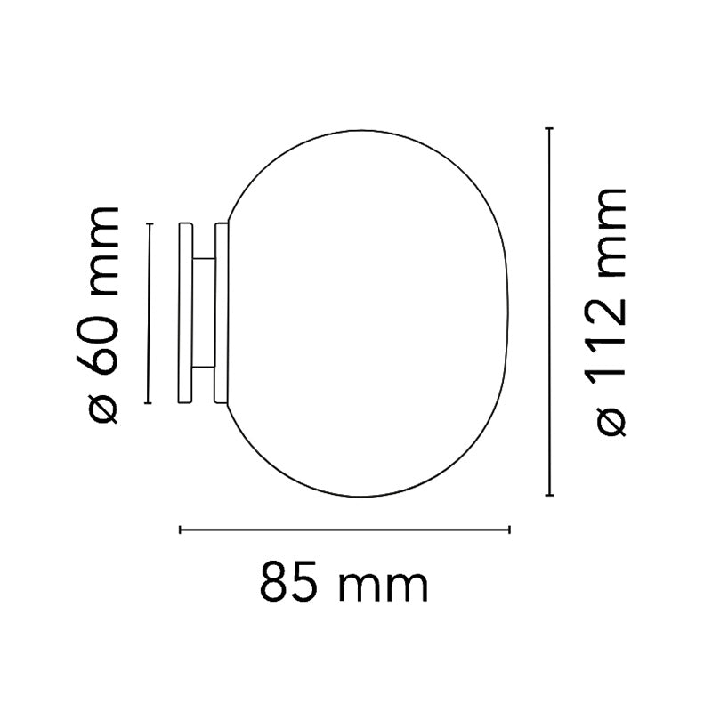 Flos Glo-Ball Mini C/W Light