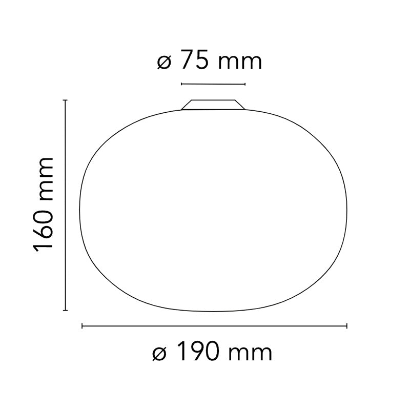 Flos Glo-Ball C/W Zero Ceiling/Wall Light