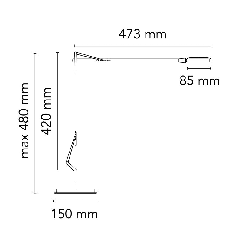 Flos Kelvin Edge Base Table Light