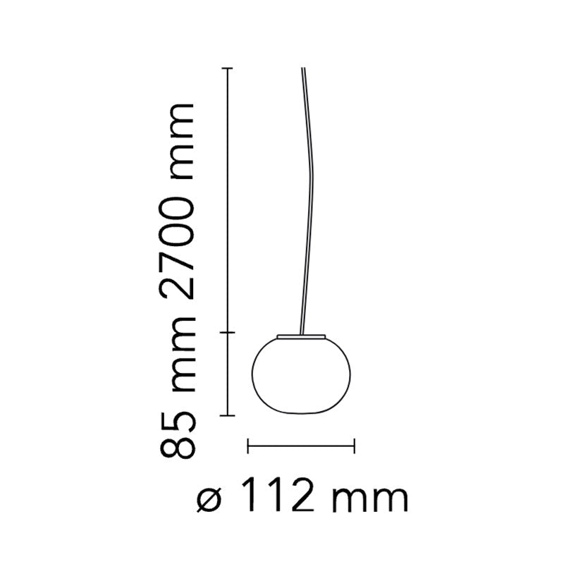 Flos Glo-Ball Mini Pendant Light