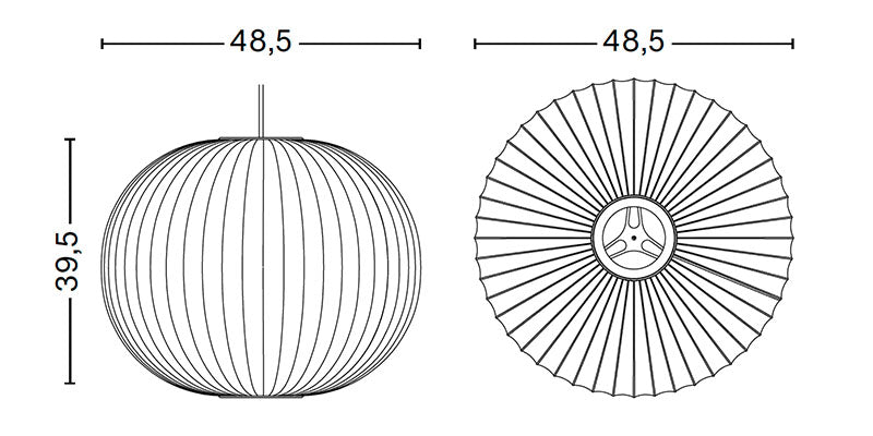 HAY George Nelson Bubble Ball Pendant Light