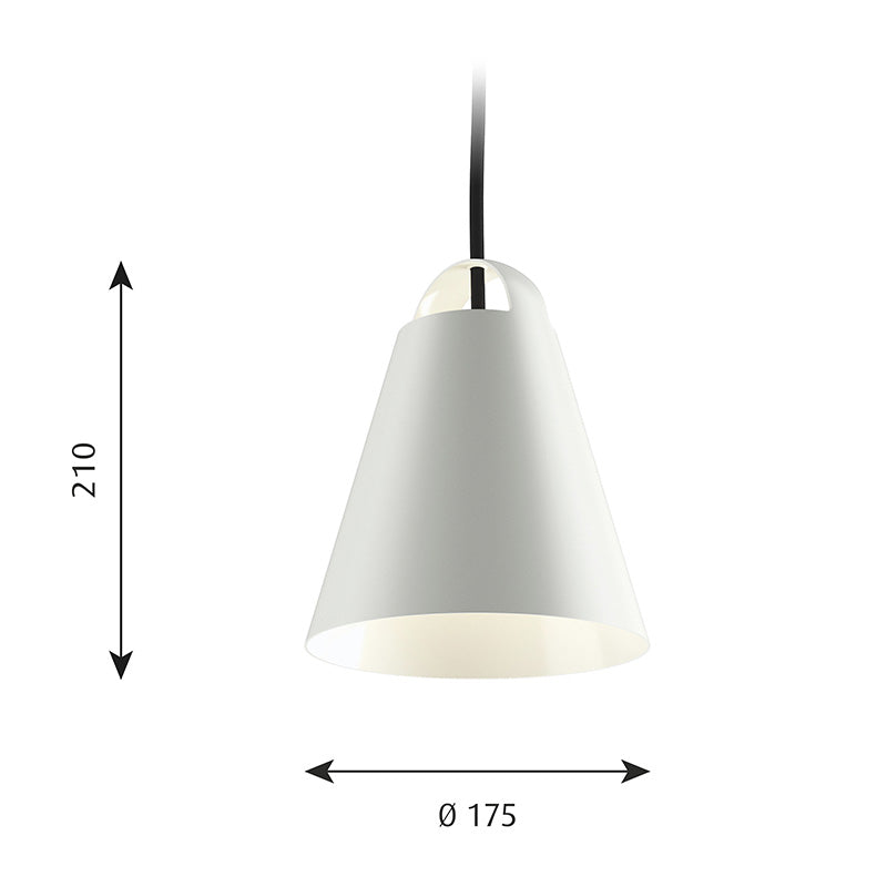 Louis Poulsen Above Pendant Light D175 White — Outlet