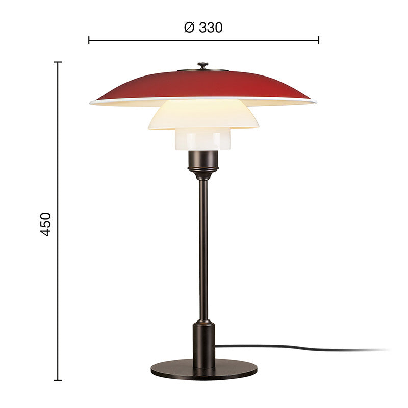 Louis Poulsen PH 3½-2½ Metal Table Lamp