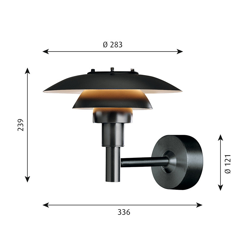 Louis Poulsen PH 3-2½ Wall Light