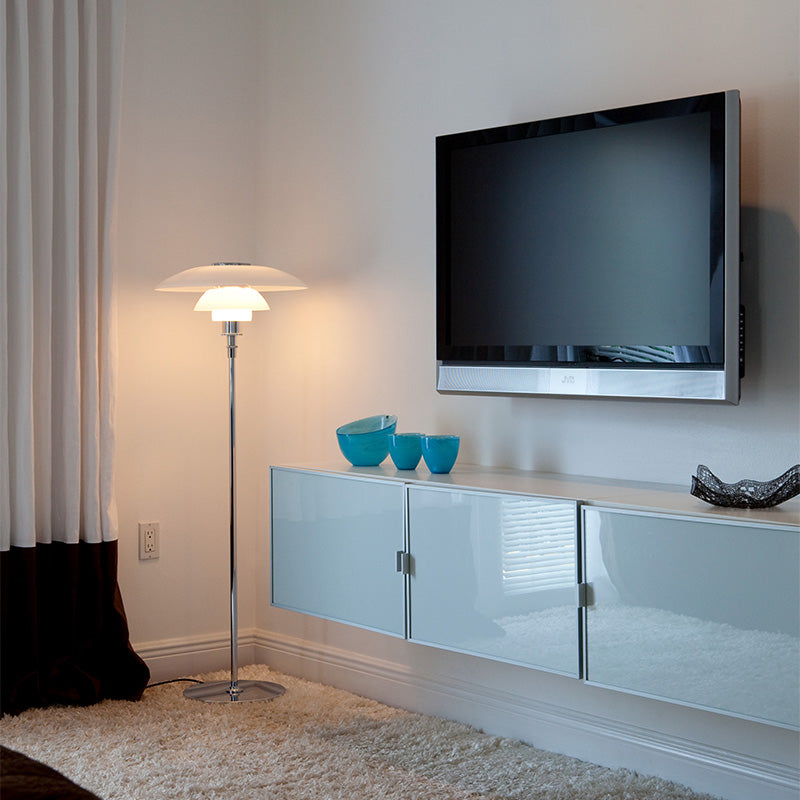 Louis Poulsen PH 4½-3½ Glass Floor Lamp
