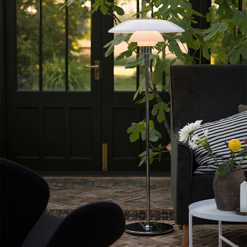 Louis Poulsen PH 4½-3½ Glass Floor Lamp