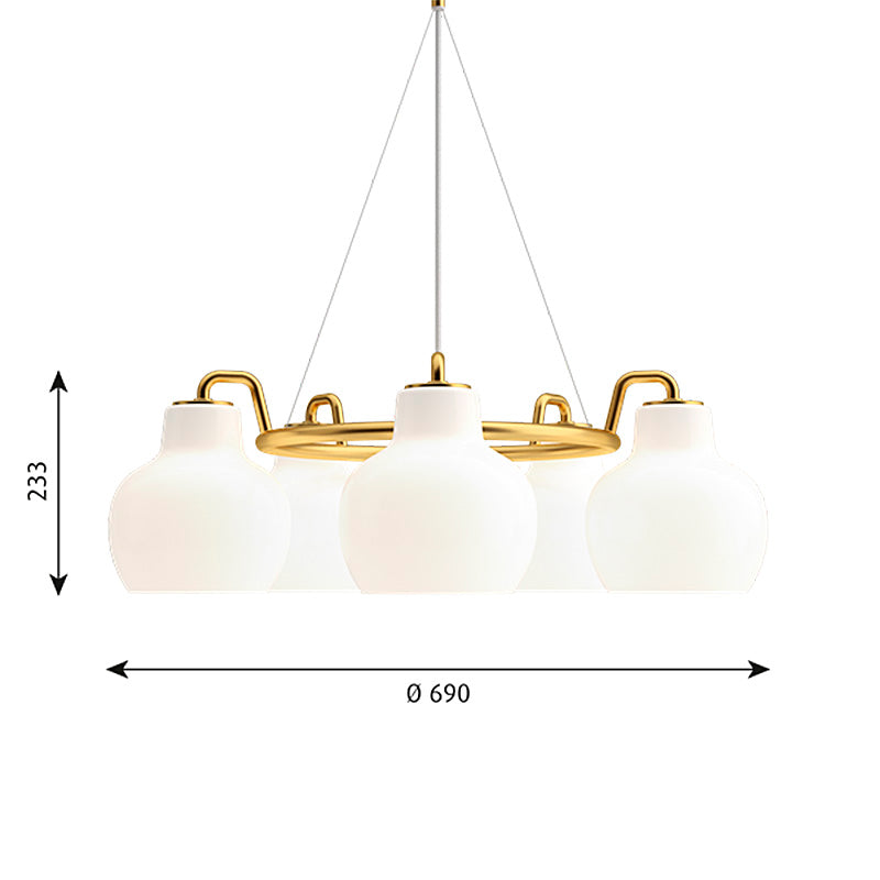 Louis Poulsen VL Ring Crown Pendant Light