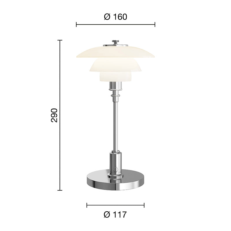Louis Poulsen PH 1/1 Portable Table Lamp