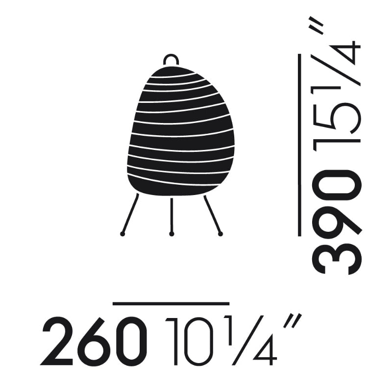 Vitra Akari 1N Table Lamp