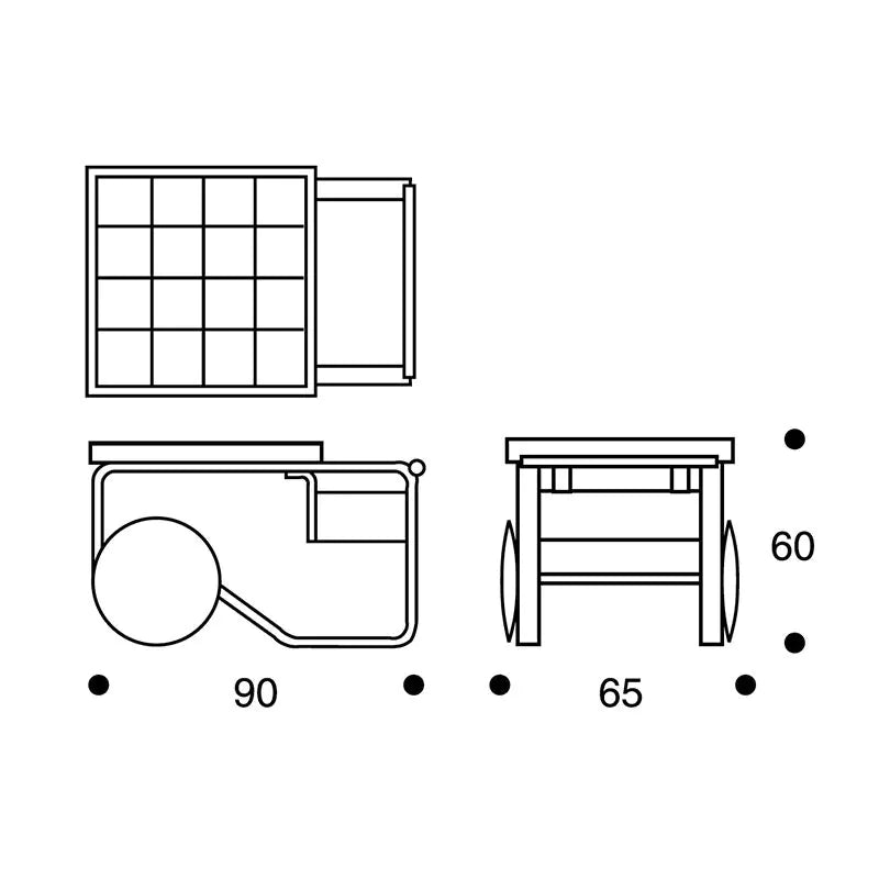 Artek 900 Tea Trolley