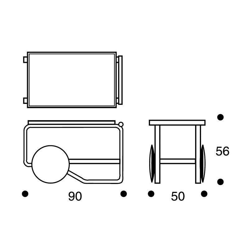 Artek 901 Tea Trolley