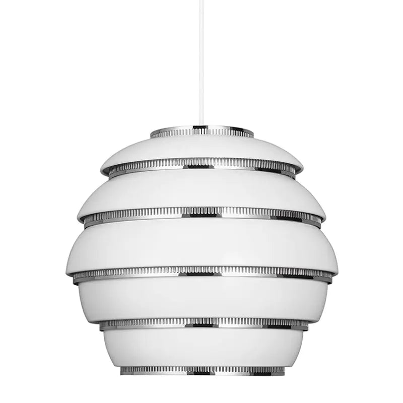 Artek A331 Beehive Pendant Light White/Chrome - Outlet