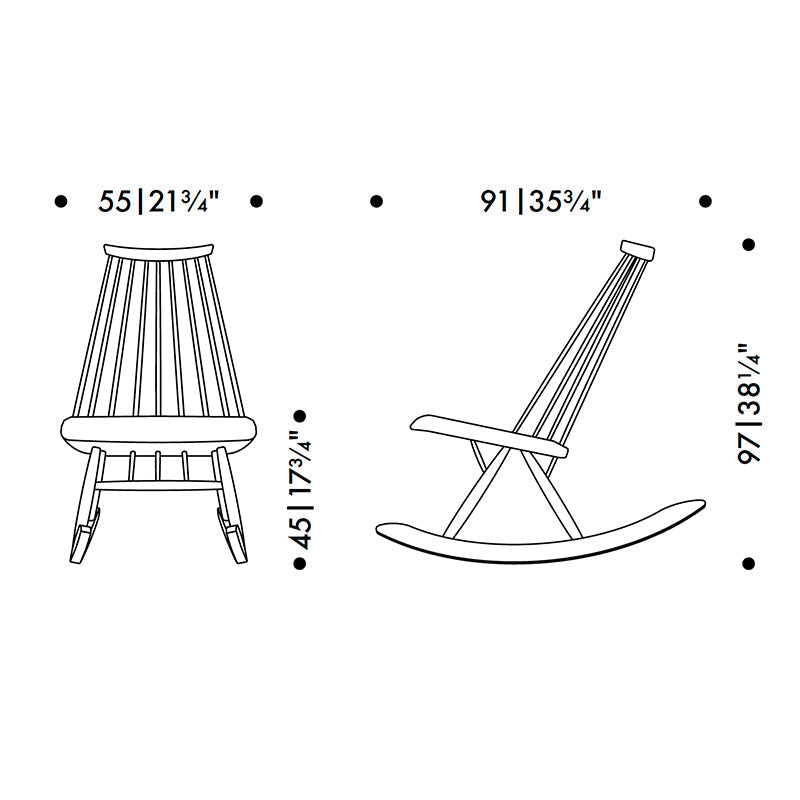 Artek Mademoiselle Rocking Chair