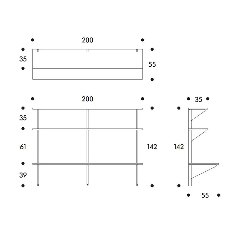 Artek REB Kaari Shelf with Desk
